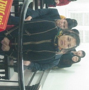 Bị cáo Trử Thị Hòa tại phiên tòa sáng 25/2/2014