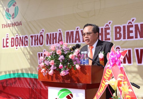 Nguyễn Văn An, khi còn là Chủ tịch Hội đồng quản trị, kiêm Tổng giám đốc CTCP Tập đoàn Thái Hòa Việt Nam