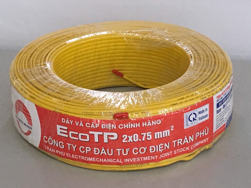 Sản phẩm dây điện của CTCP Đầu tư cơ điện Trần Phú