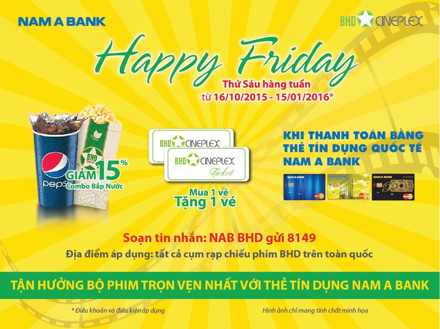 Nam A Bank gia tăng tiện ích cho chủ thẻ tín dụng quốc tế
