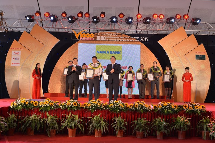Nam A Bank đón nhận danh hiệu V 1.000