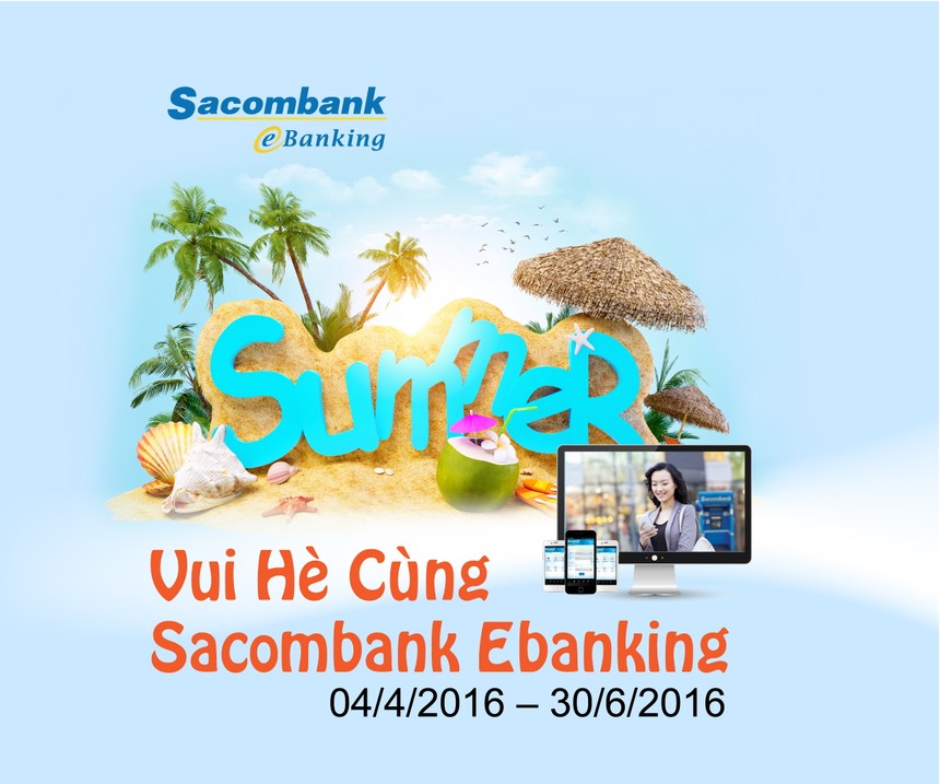 Vui hè cùng Sacombank EBanking 