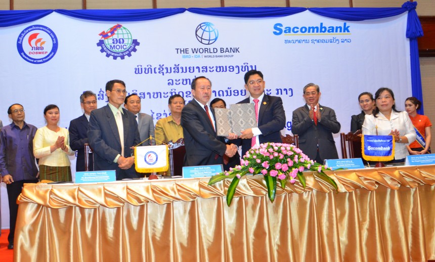 World Bank hỗ trợ 4 triệu USD cho Sacombank Lào 