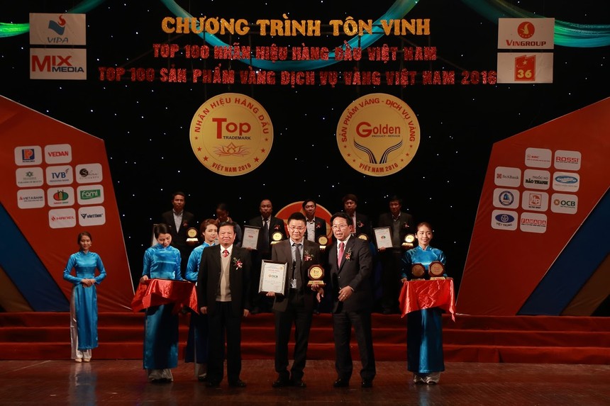 OCB thuộc Top 20 nhãn hiệu hàng đầu Việt Nam 2016
