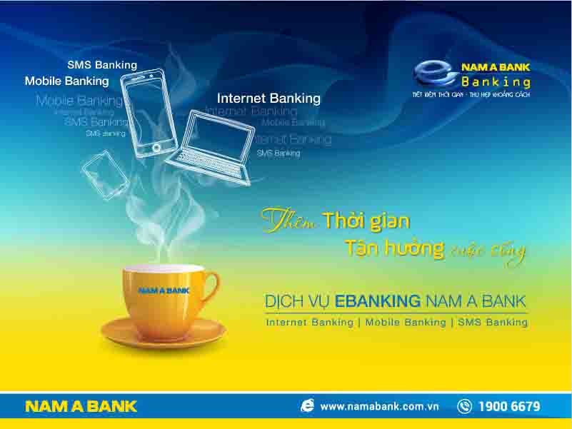 Nam A Bank ra mắt giao diện Mobile Banking 