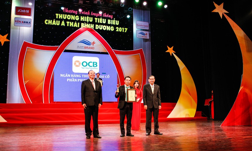 OCB vào Top 10 thương hiệu tiêu biểu Châu Á - Thái Bình Dương 2017