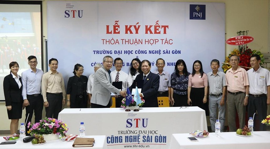 PNJ hợp tác với Trường đại học công nghệ Sài Gòn 