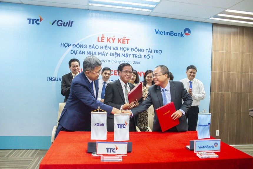 TTC và Vietinbank ký hợp đồng tài trợ vốn và bảo hiểm sản lượng nhà máy điện mặt trời