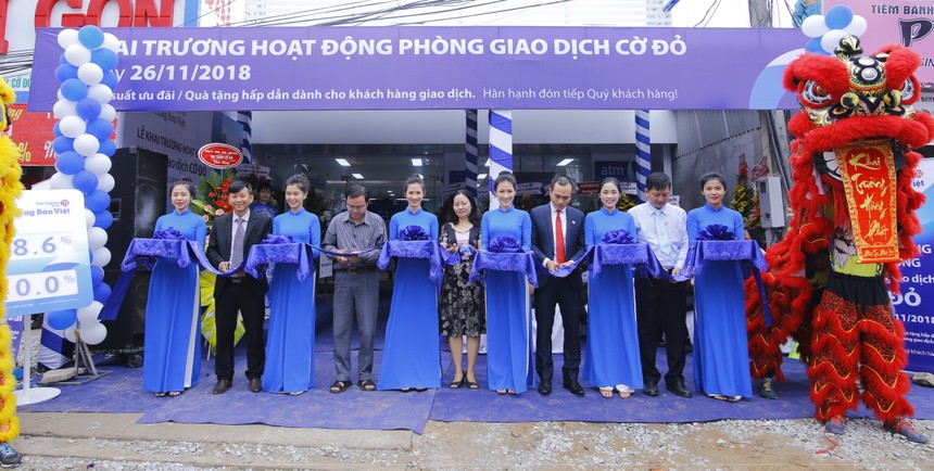  Ngân hàng Bản Việt khai trương phòng giao dịch Cờ Đỏ 
