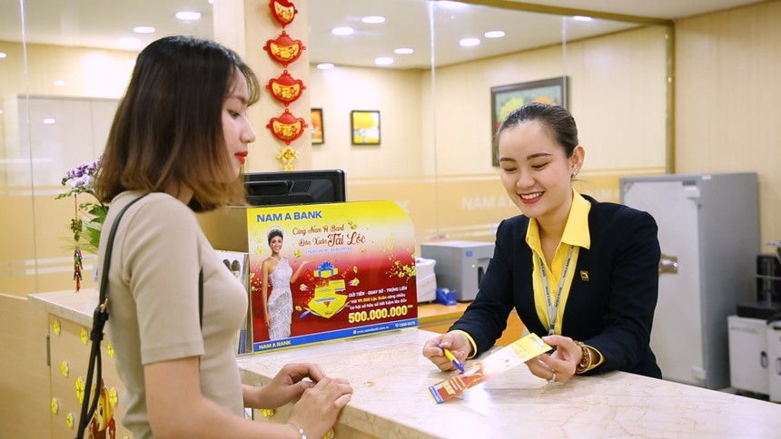 Nam A Bank ưu đãi cho khách hàng gửi tiết kiệm sau Tết