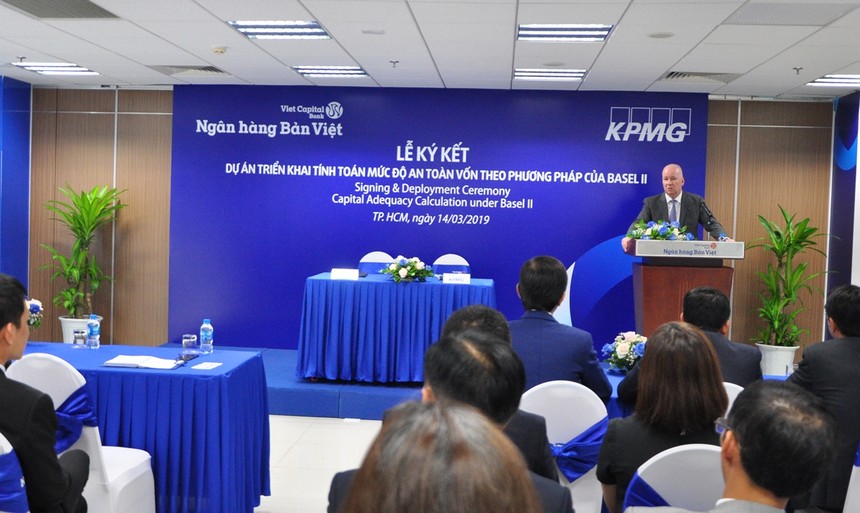 Ngân hàng Bản Việt ký hợp tác  KPMG triển khai tính toán mức độ an toàn vốn theo phương pháp Bael II