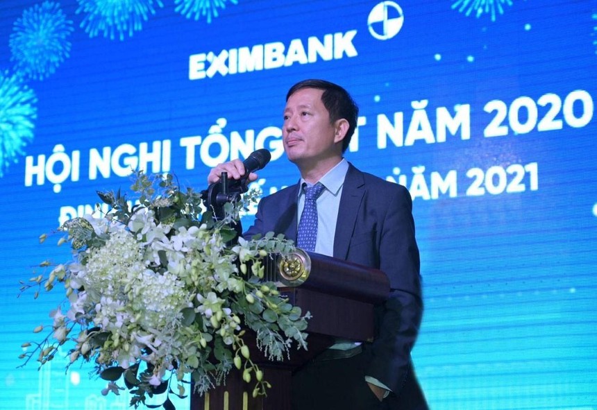 Ông Nguyễn Cảnh Vinh – Quyền Tổng giám đốc Eximbank chia sẻ về kết quả tổng quan của nhà băng năm 2020 và định hướng kinh doanh năm 2020 trong Hội nghị tổng kết ngày 30/01/2021 vừa qua.