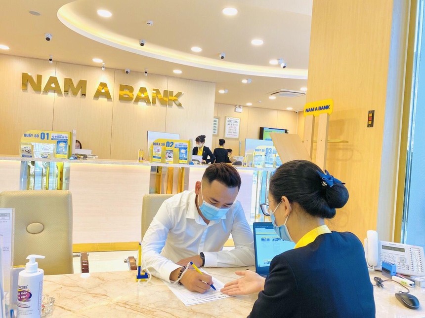 Lãi thuần tăng mạnh,6 tháng, Nam A Bank thực hiện 77% kế hoạch lợi nhuận năm 