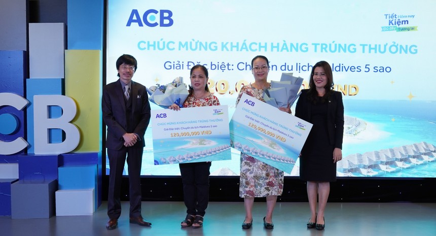 ACB công bố kết quả quay số trúng thưởng chuyến du lịch Maldives 