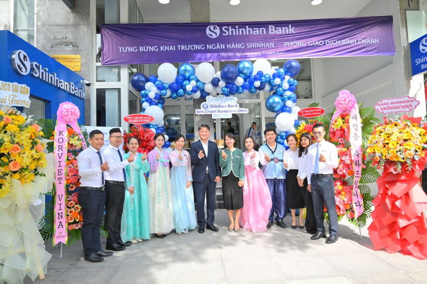 Ngân hàng Shinhan Việt Nam khai trương phòng giao dịch Bình Chánh