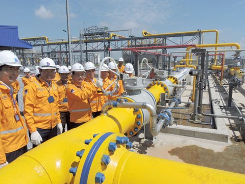 PV GAS đón dòng khí đầu tiên vào Tiền Hải – Thái Bình