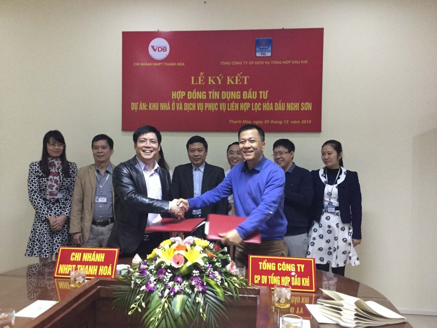 PET và VDB ký hợp đồng tín dụng 400 tỷ đồng cho Dự án Khu nhà ở Nghi Sơn