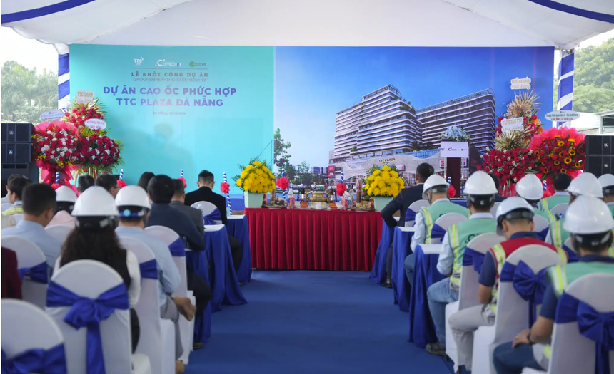 Lễ khởi công dự án TTC Plaza Đà Nẵng do Coteccons làm tổng thầu thi công