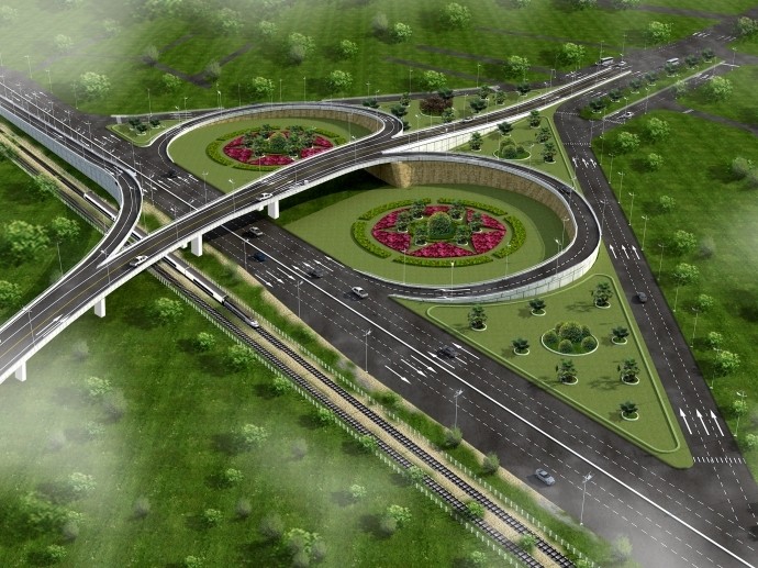 Phối cảnh dự án đường vành đai phía Tây TP Thanh Hóa