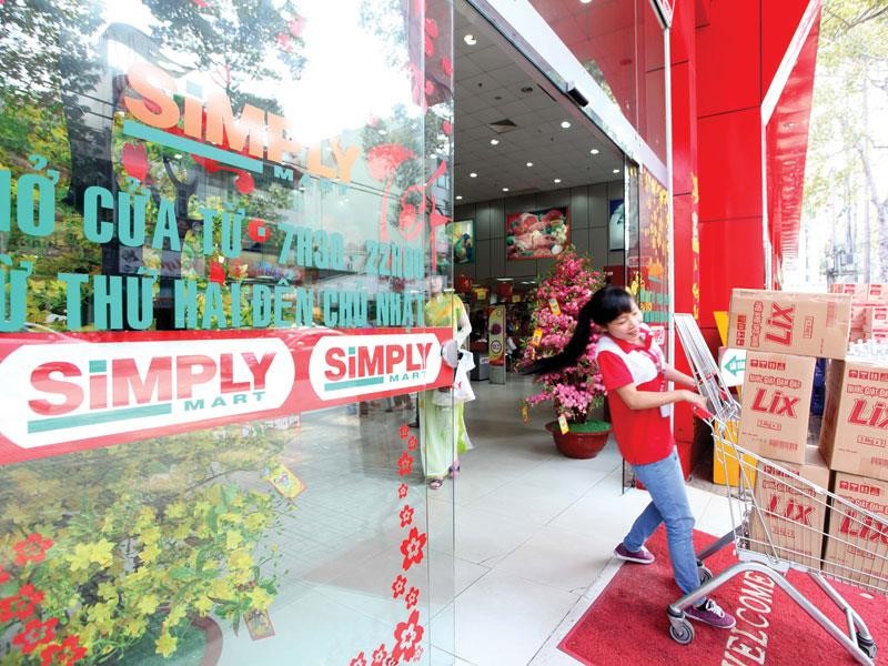 AnchanSuper đang có 3 siêu thị Simply Mart tại TP.HCM và muốn mở thêm 15 siêu thị nữa trong năm nay. Ảnh: Lê Toàn