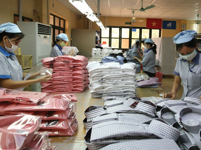 Vào được thị trường EU, hàng dệt may Việt Nam đã đạt được những chuẩn mực nhất định, Ảnh: Đức Thanh
