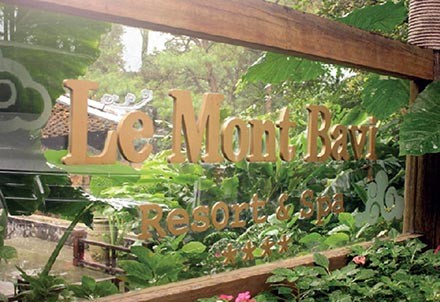 Khu Rersot Le Mont Ba Vi xây dựng trái phép tại Vườn Quốc gia Ba Vì