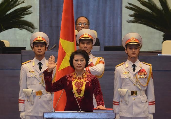 Chủ tịch Quốc hội Nguyễn Thị Kim Ngân tuyên thệ nhậm chức 