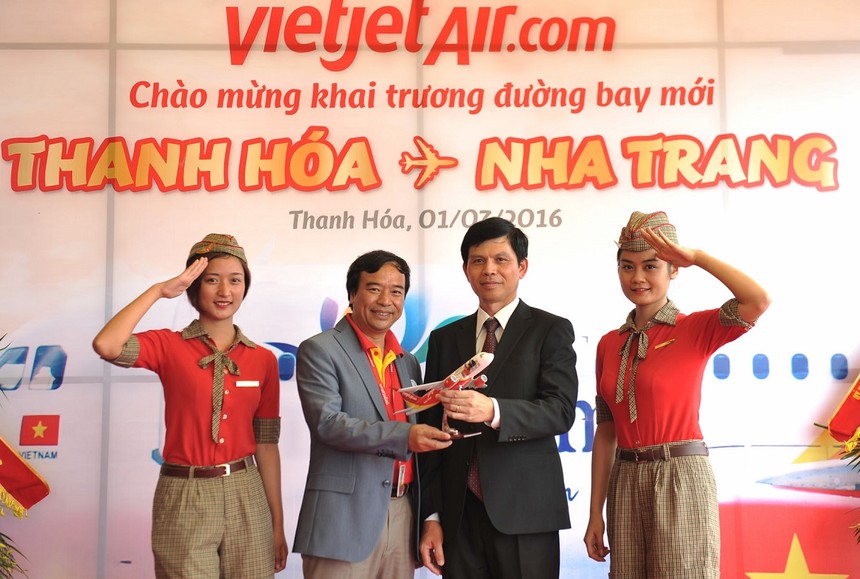 Vietjet khai trương đường bay Thanh Hóa - Nha Trang 