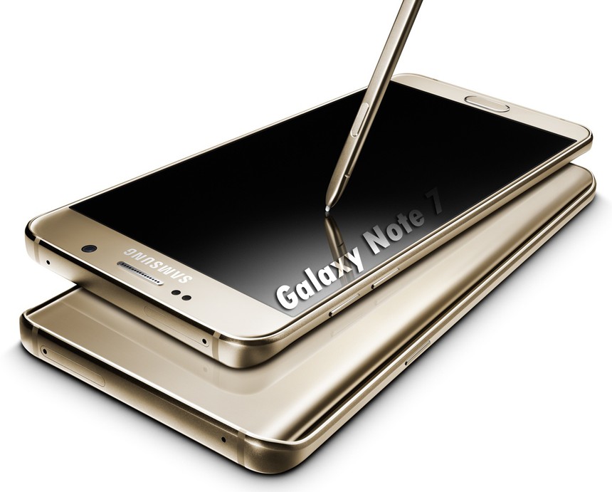 Một trong các ảnh Render của Galaxy Note 7