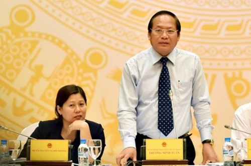 Bộ trưởng Bộ Thông tin và Truyền thông Trương Minh Tuấn trả lời báo chí
