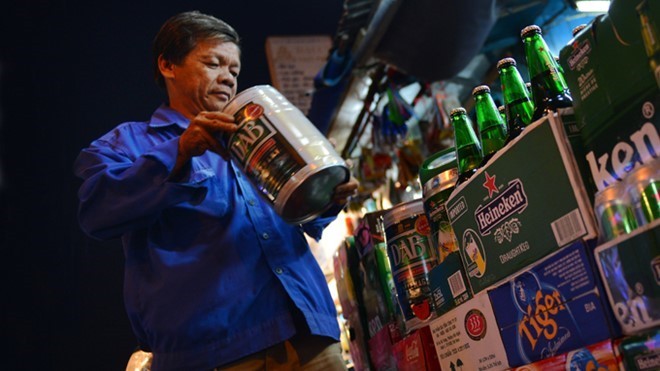 Thị trường bia rượu Việt Nam liên tục tăng trưởng trong 15 năm liên tiếp. Ảnh:TT