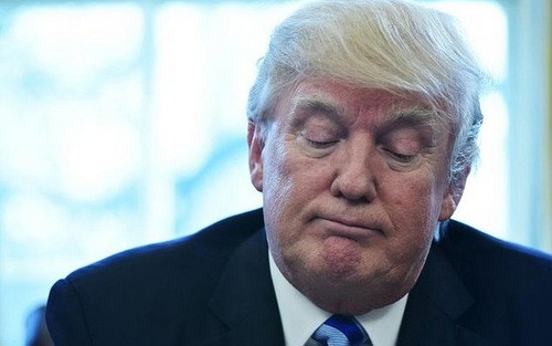Tổng thống Trump phải hứng chịu ba thất bại lớn. Ảnh: AFP.