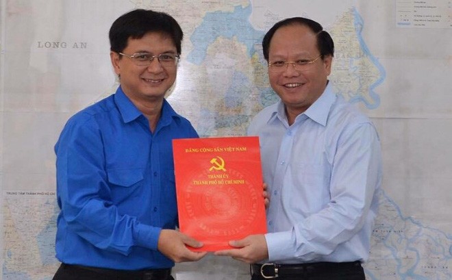 Ông Nguyễn Mạnh Cường làm bí thư quận Thủ Đức. Ảnh: Việt Dũng