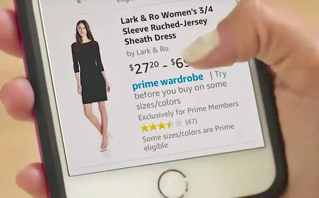 Tính năng mới của Amazon cho phép người dùng mặc thử quần áo hoàn toàn miễn phí, ưng ý mới mua.