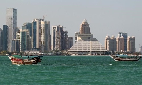 Một góc thủ đô Doha của Qatar. Ảnh: Reuters.
