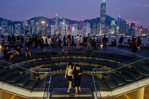 Giá thuê của những tòa tháp chọc trời tại Hong Kong cao hơn rất nhiều so với nhiều thành phố khác. Ảnh: Bloomberg
