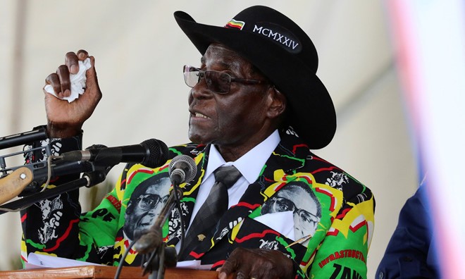 Tổng thống Zimbabwe Robert Mugabe. Ảnh: Reuters.