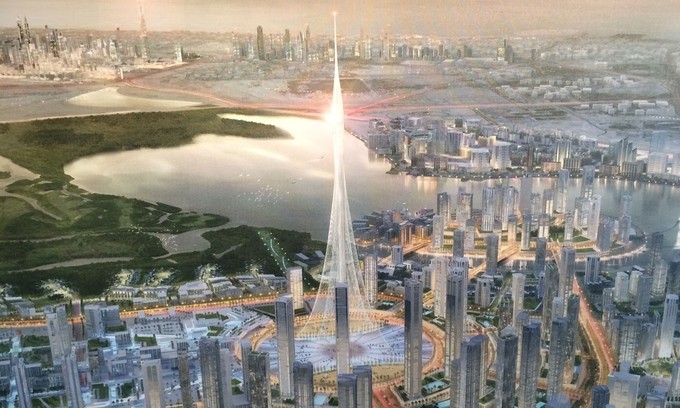 Dubai tăng tốc xây tháp cao nhất thế giới