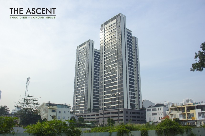 Hình ảnh thực tế dự án The Ascent – Thao Dien Condominiums.