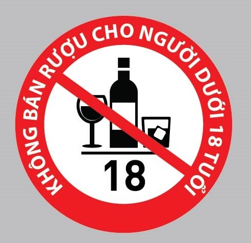 Cấm bán rượu cho người dưới 18 tuổi