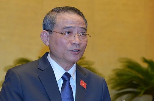 Bộ trưởng Trương Quang Nghĩa. Ảnh: Quốc hội