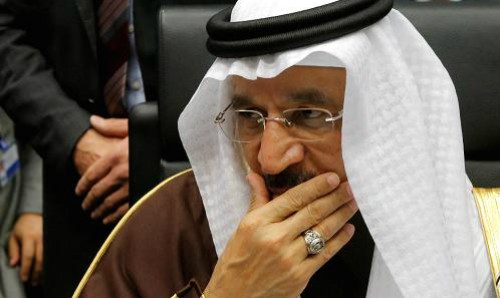 Bộ trưởng Năng lượng Saudi Arabia Khalid al-Falih tại một cuộc họp của OPEC năm 2016.
