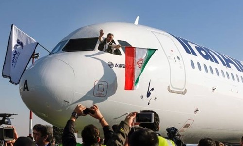 Một máy bay A321 của Airbus giao cho Iran Air. Ảnh: AFP