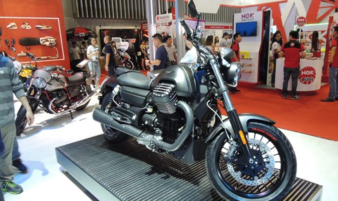 Sau hai năm tham gia triển lãm môtô, xe máy đến nay Moto Guzzi vẫn chưa có nhà phân phối chính hãng tại Việt Nam.