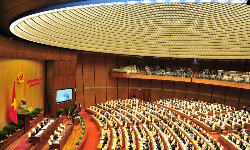 Hôm nay 1/11, Quốc hội bước vào ngày làm việc thứ hai về kinh tế - xã hội và ngân sách. Ảnh: Giang Huy.