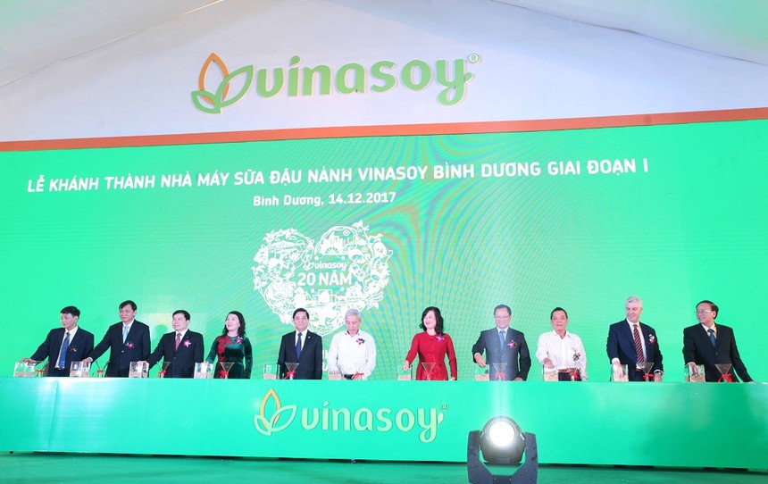 Lễ khánh thành giai đoạn 1 nhà máy Vinasoy Binh Dương.