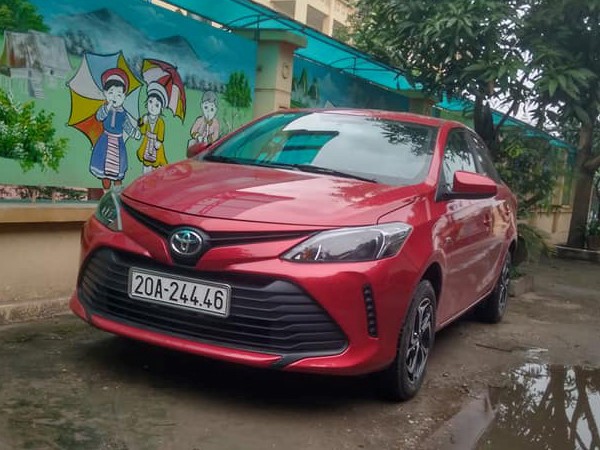 Chiếc Toyota Vios 2018 xuất hiện tại Việt Nam. Ảnh: Hoàng Quảng.  