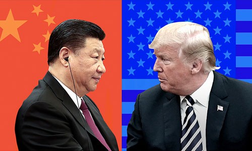 Tổng thống Mỹ Donald Trump (phải) và Chủ tịch Trung Quốc Tập Cận Bình. Ảnh: CNN.