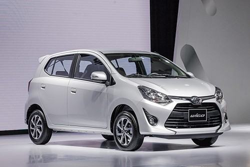 Toyota Wigo ra mắt tại Hà Nội sáng 25/9. Ảnh: Lương Dũng.