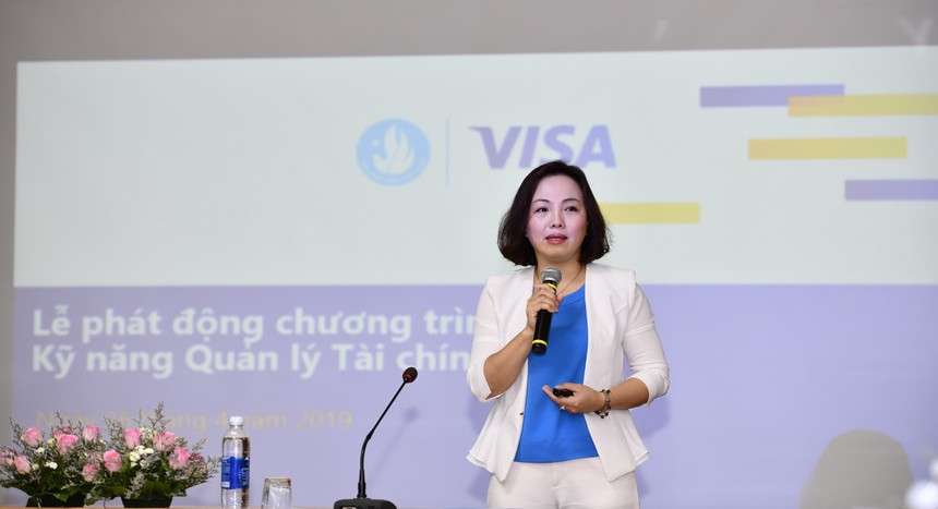 Bà Đặng Tuyết Dung, Giám đốc Visa Việt Nam và Lào.